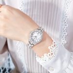 SKMEI Lady Watches for Women Female Bling Dress Fashion Luxury Diamond Business Casual Analog Quartz Waterproof Stainless Steel Wristwatches Gifts - Image 4